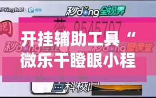 开挂辅助工具“微乐干瞪眼小程序开挂”(透视挂)辅助下载教程