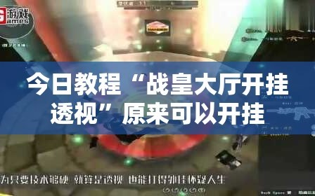 今日教程“战皇大厅开挂透视”原来可以开挂