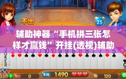辅助神器“手机拼三张怎样才赢钱”开挂(透视)辅助神器