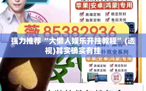 强力推荐“大懒人娱乐开挂教程”(透视)其实确实有挂