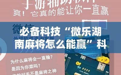 必备科技“微乐湖南麻将怎么能赢”科技辅助神器手机版