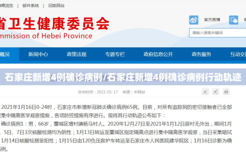 石家庄新增4例确诊病例/石家庄新增4例确诊病例行动轨迹