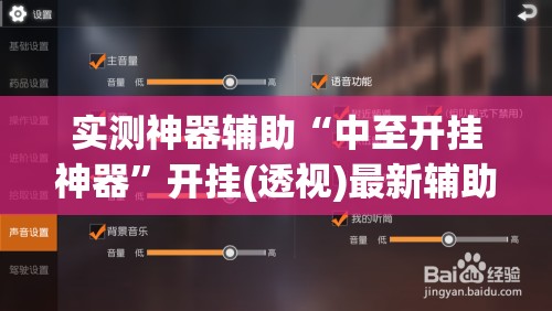 实测神器辅助“中至开挂神器”开挂(透视)最新辅助详细