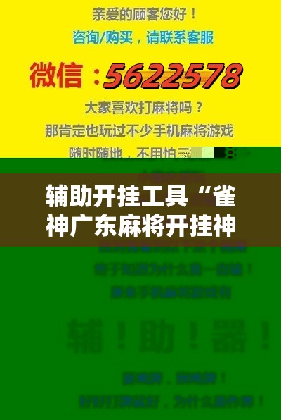 辅助开挂工具“雀神广东麻将开挂神器”详细分享装挂步骤