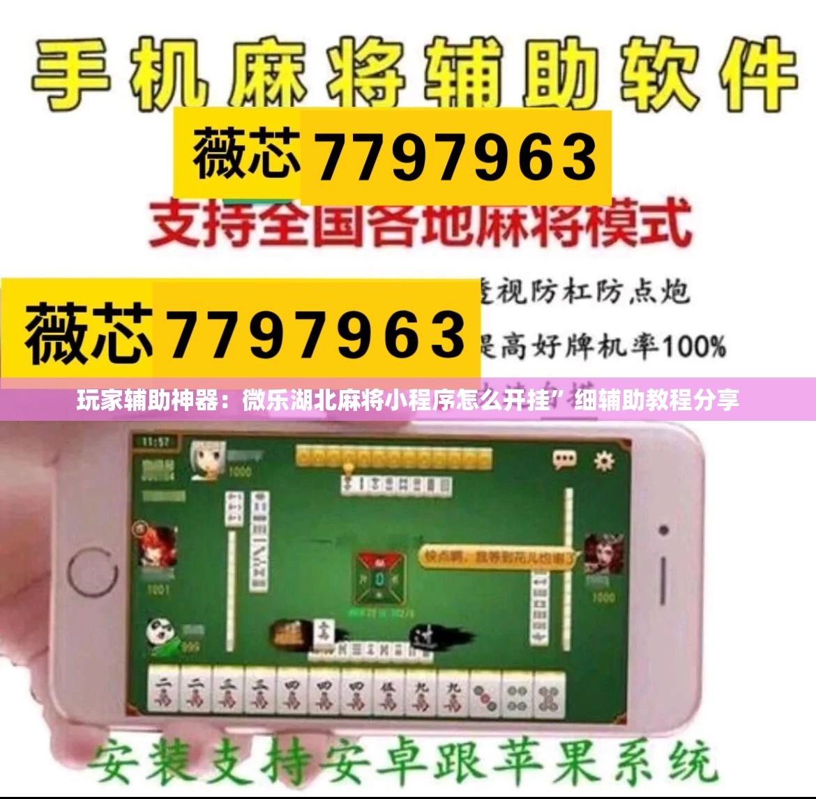 玩家辅助神器：微乐湖北麻将小程序怎么开挂”细辅助教程分享