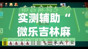 实测辅助“微乐吉林麻将有挂吗(透视)”开挂辅助脚本+详细开挂安装教程