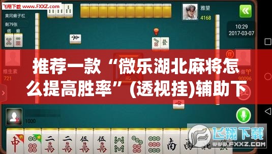 推荐一款“微乐湖北麻将怎么提高胜率”(透视挂)辅助下载教程