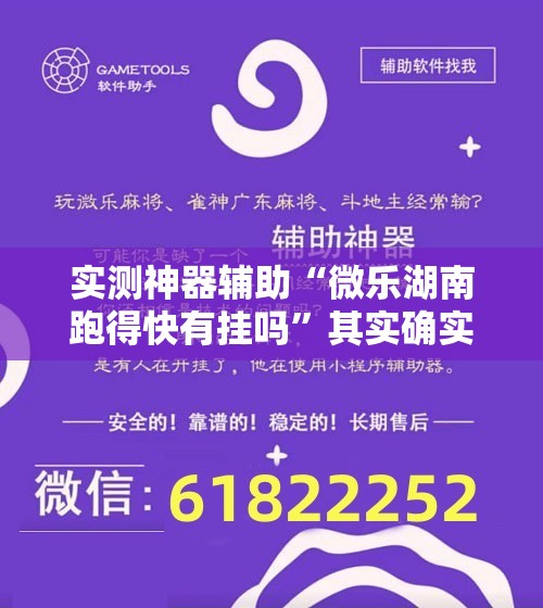 实测神器辅助“微乐湖南跑得快有挂吗”其实确实有挂