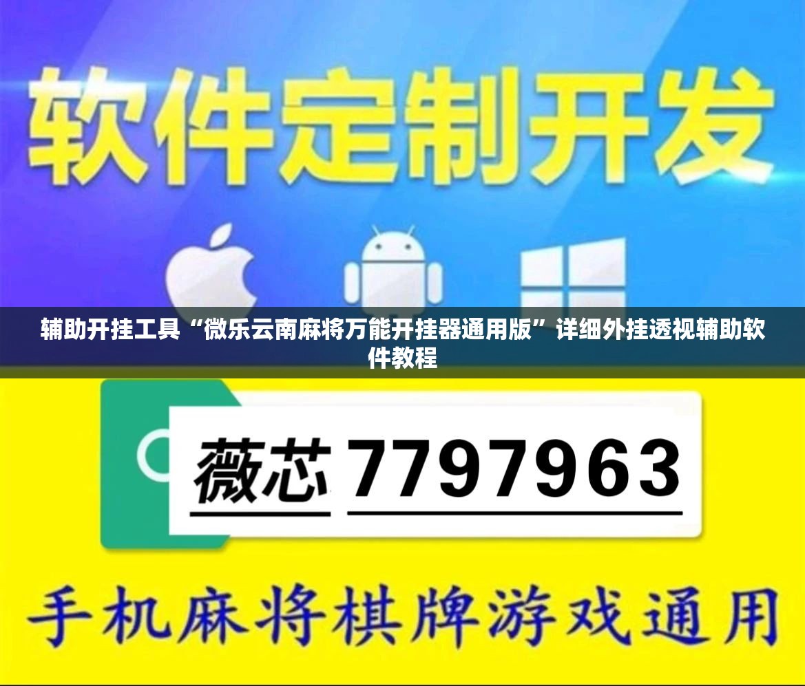 辅助开挂工具“微乐云南麻将万能开挂器通用版”详细外挂透视辅助软件教程