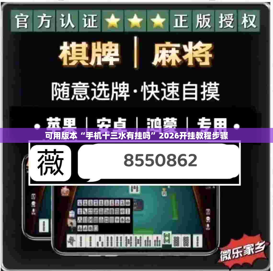 可用版本“手机十三水有挂吗”2026开挂教程步骤