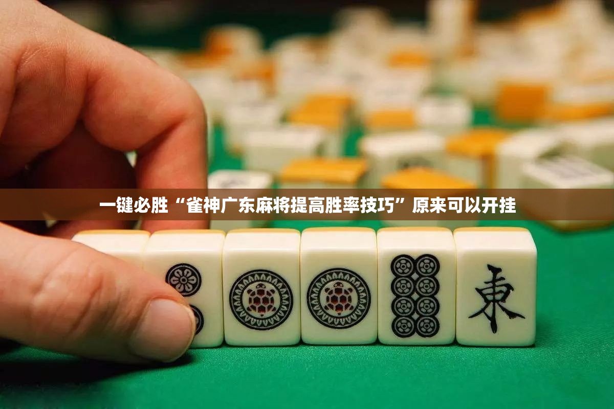 一键必胜“雀神广东麻将提高胜率技巧”原来可以开挂