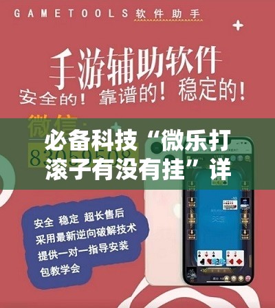 必备科技“微乐打滚子有没有挂”详细分享装挂步骤