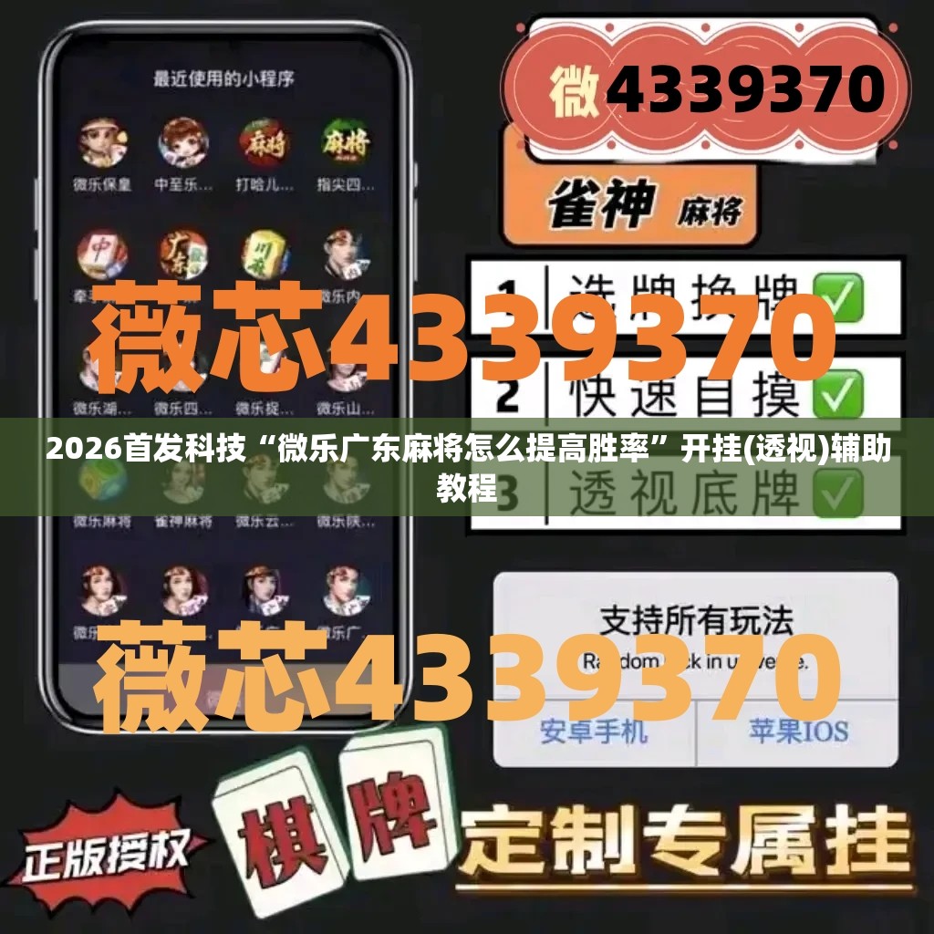 2026首发科技“微乐广东麻将怎么提高胜率”开挂(透视)辅助教程