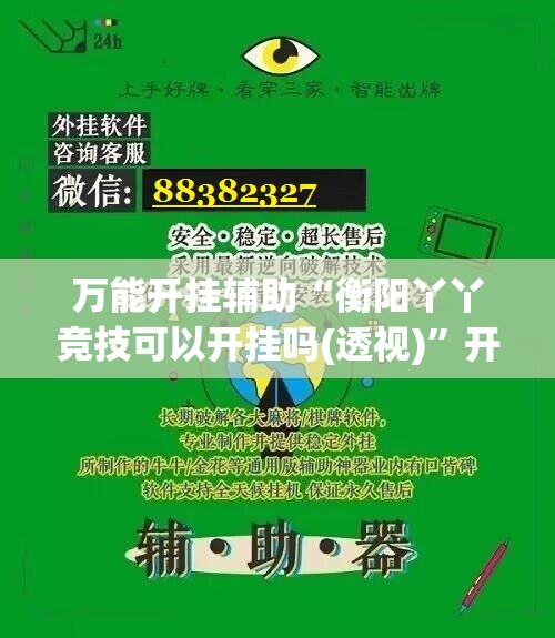 万能开挂辅助“衡阳丫丫竞技可以开挂吗(透视)	”开挂辅助脚本+详细开挂安装教程