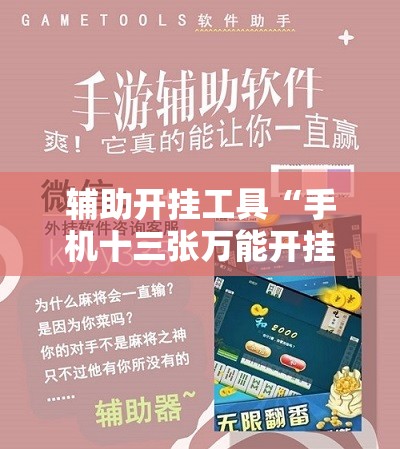 辅助开挂工具“手机十三张万能开挂器	”原来可以开挂
