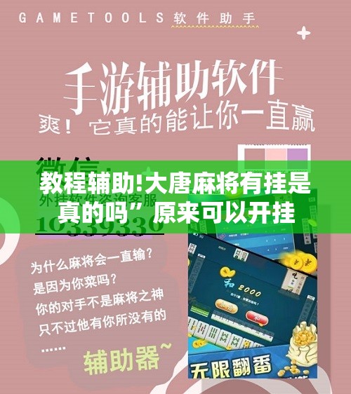 教程辅助!大唐麻将有挂是真的吗	”原来可以开挂