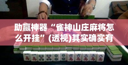 助赢神器“雀神山庄麻将怎么开挂	”(透视)其实确实有挂