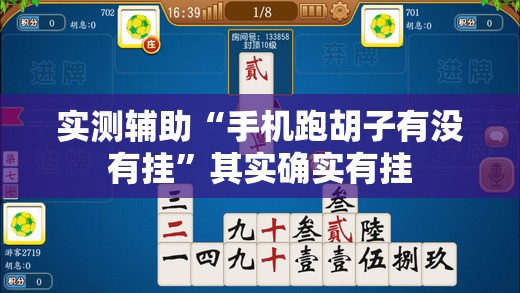 实测辅助“手机跑胡子有没有挂”其实确实有挂