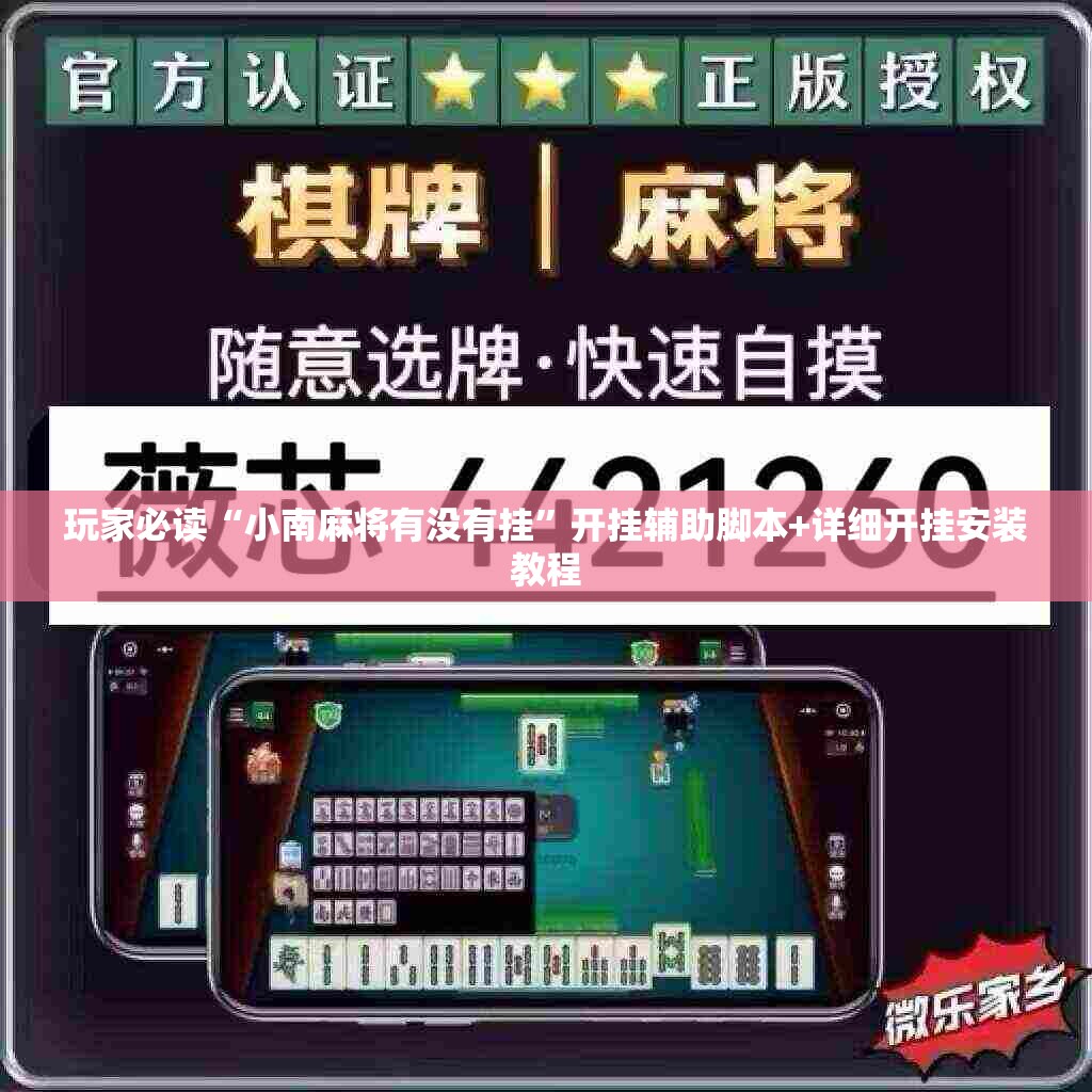玩家必读“小南麻将有没有挂”开挂辅助脚本+详细开挂安装教程