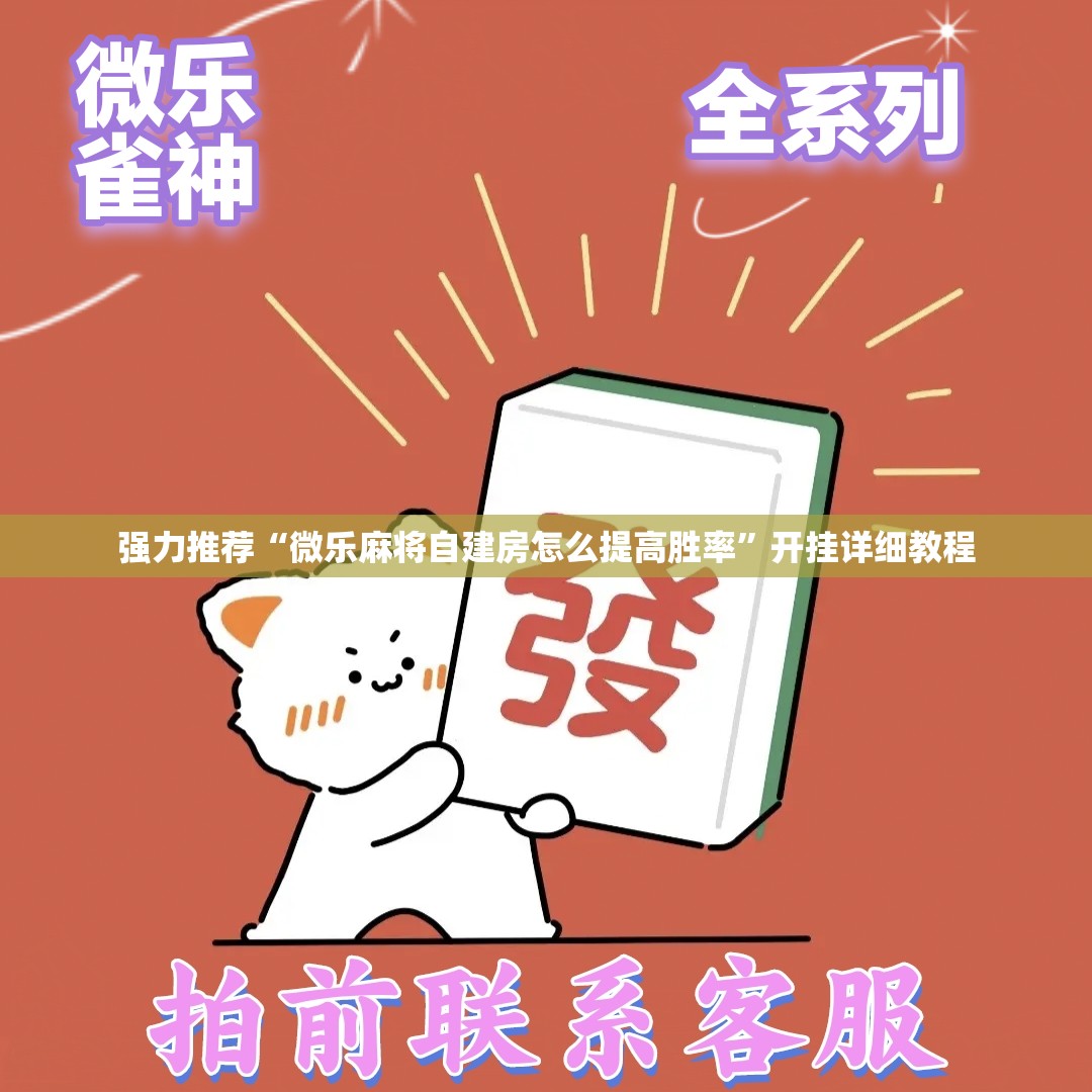 强力推荐“微乐麻将自建房怎么提高胜率”开挂详细教程