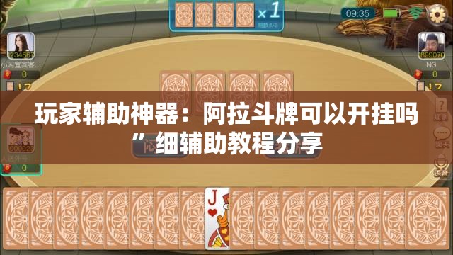 玩家辅助神器：阿拉斗牌可以开挂吗”细辅助教程分享
