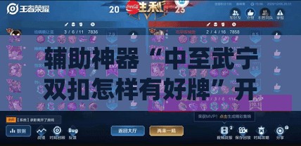 辅助神器“中至武宁双扣怎样有好牌”开挂(透视)辅助神器