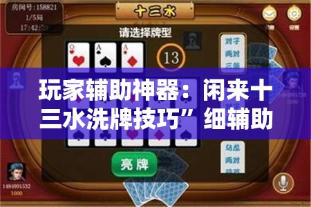 玩家辅助神器：闲来十三水洗牌技巧”细辅助教程分享