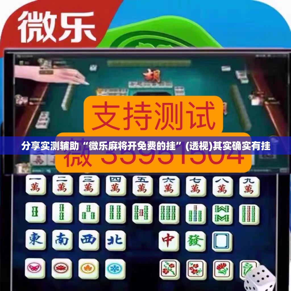 分享实测辅助“微乐麻将开免费的挂”(透视)其实确实有挂