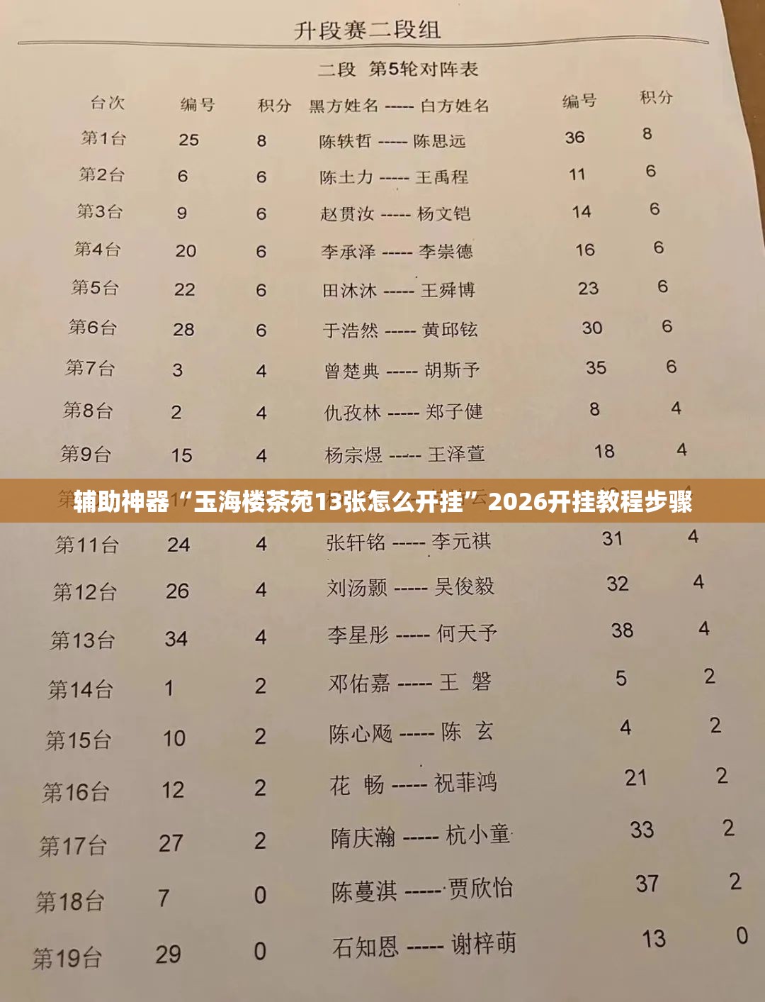 辅助神器“玉海楼茶苑13张怎么开挂”2026开挂教程步骤