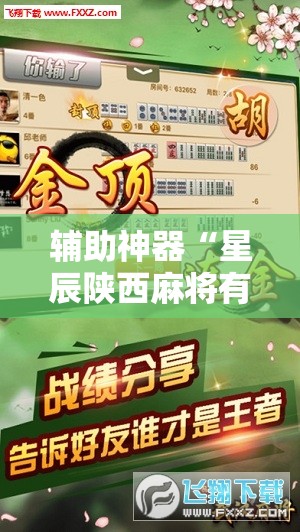 辅助神器“星辰陕西麻将有没有挂”细辅助教程分享