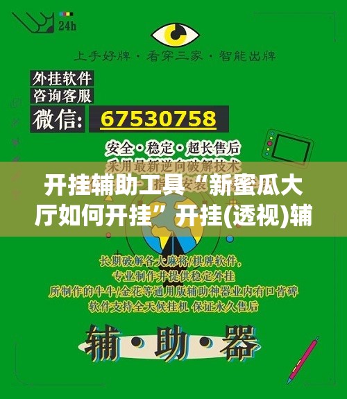 开挂辅助工具“新蜜瓜大厅如何开挂	”开挂(透视)辅助教程