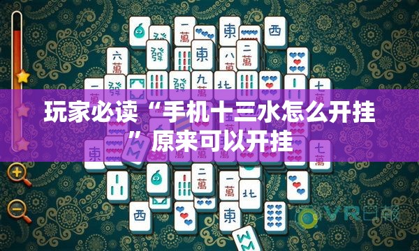 玩家必读“手机十三水怎么开挂”原来可以开挂
