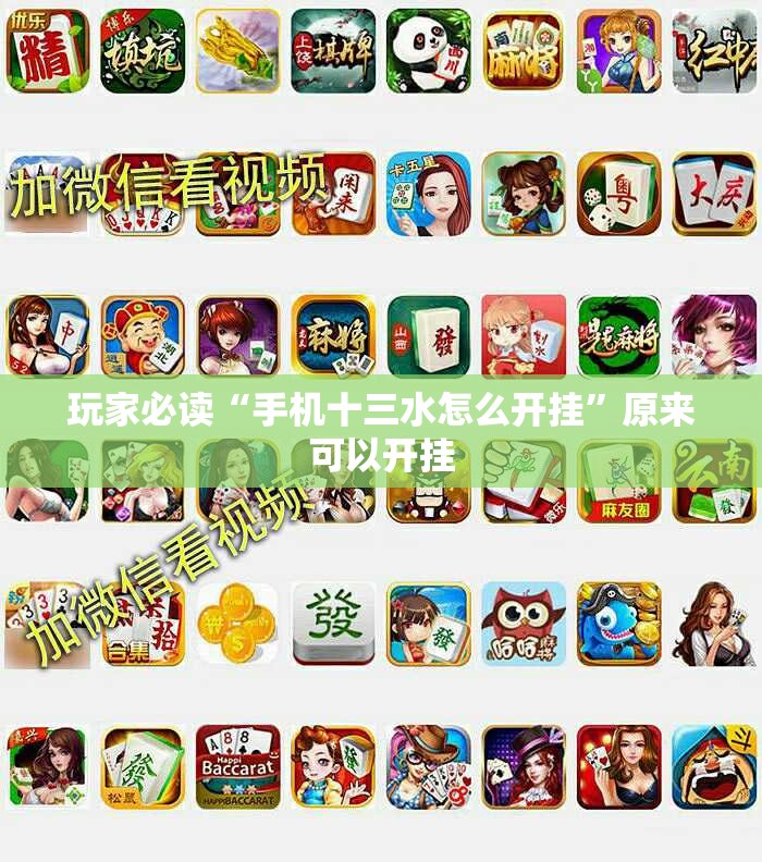 玩家必读“手机十三水怎么开挂”原来可以开挂