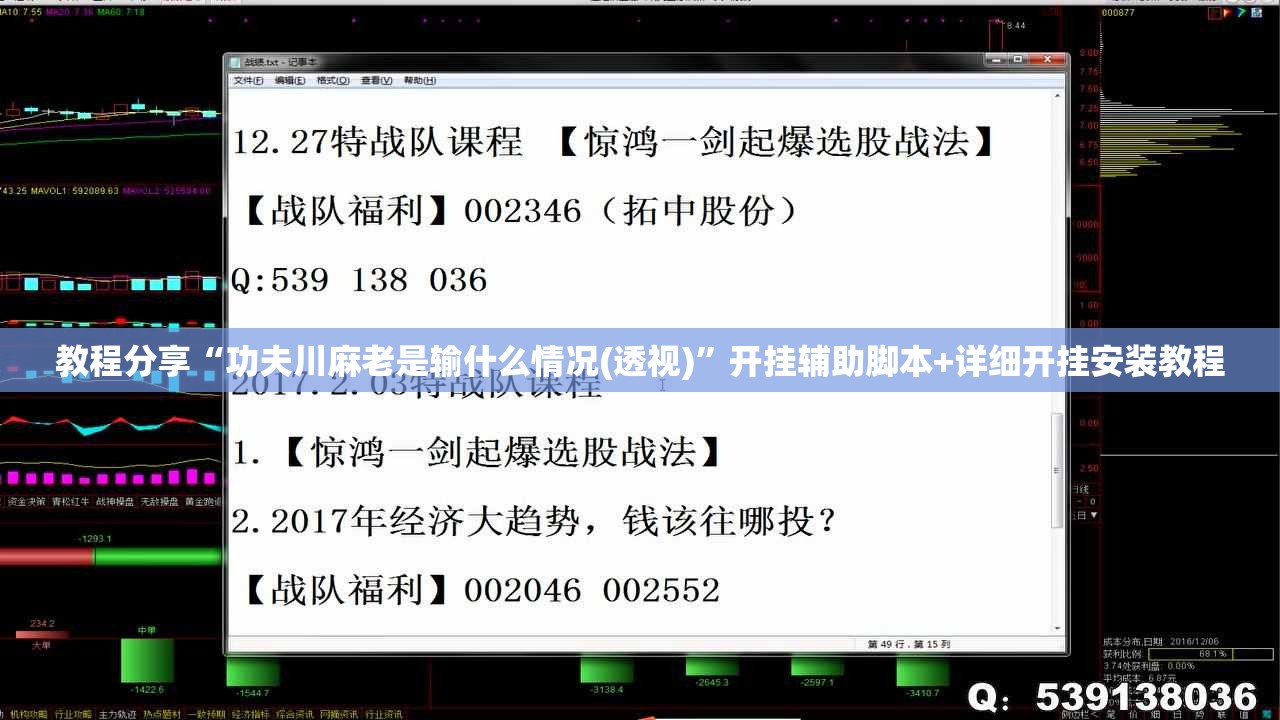 教程分享“功夫川麻老是输什么情况(透视)”开挂辅助脚本+详细开挂安装教程