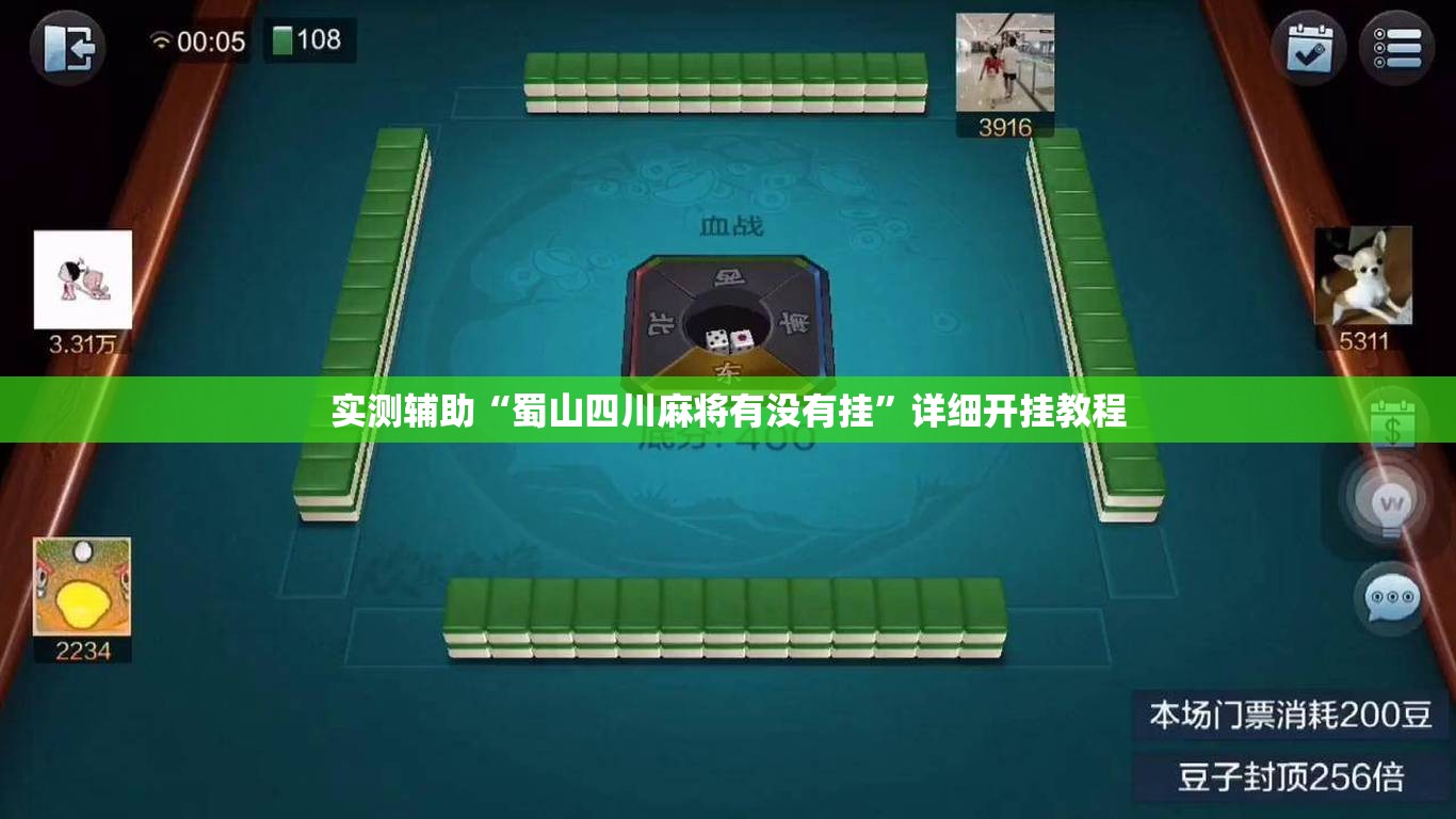 实测辅助“蜀山四川麻将有没有挂”详细开挂教程