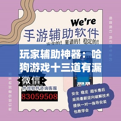 玩家辅助神器：哈狗游戏十三道有漏洞吗(透视)	”开挂辅助脚本+详细开挂安装教程