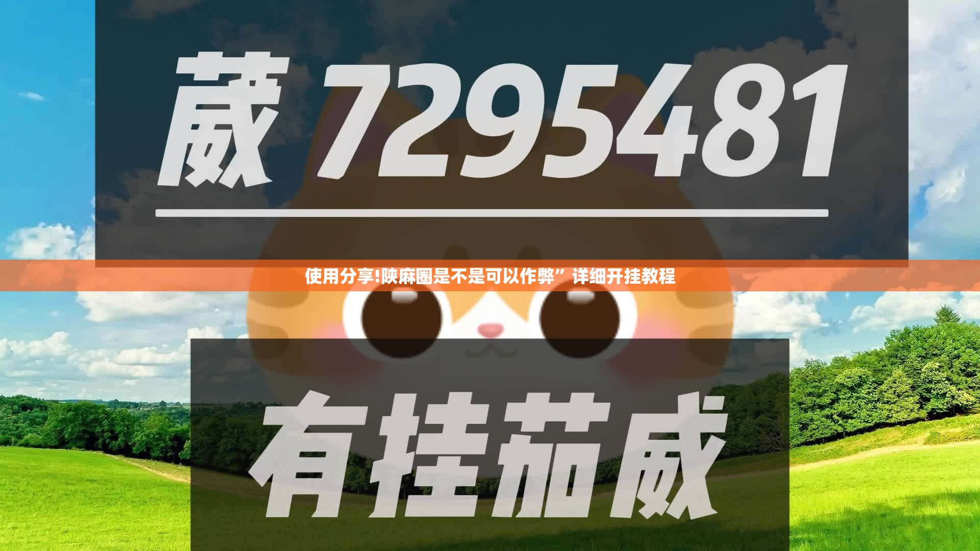 使用分享!陕麻圈是不是可以作弊”详细开挂教程