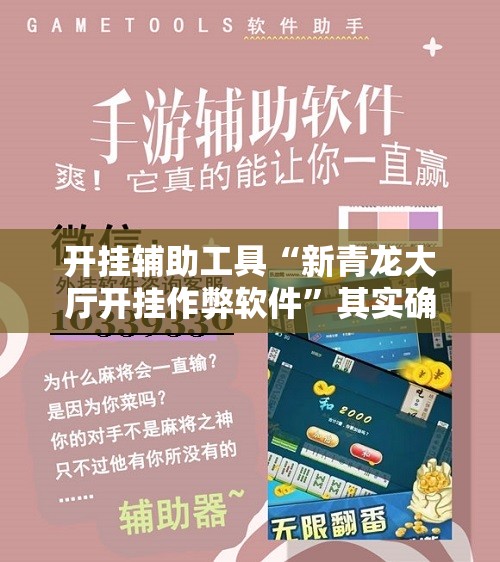 开挂辅助工具“新青龙大厅开挂作弊软件”其实确实有挂