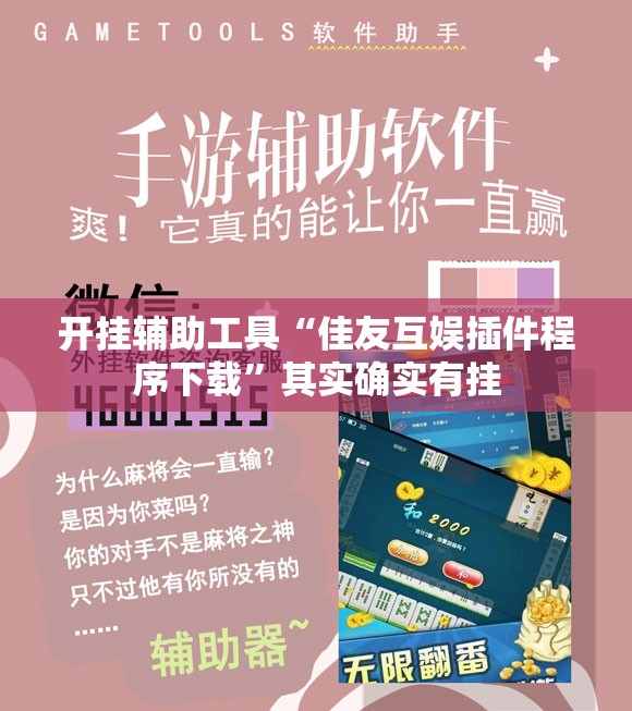开挂辅助工具“佳友互娱插件程序下载	”其实确实有挂