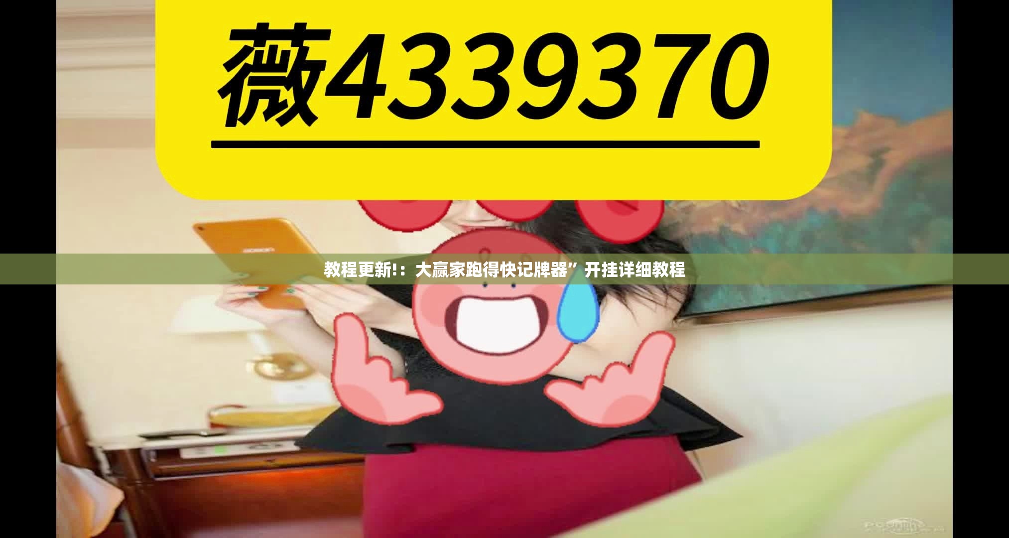 教程更新!：大赢家跑得快记牌器”开挂详细教程