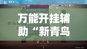 万能开挂辅助“新青鸟大厅有透视挂吗”开挂辅助脚本+详细开挂安装教程
