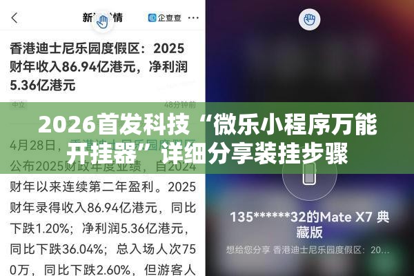 2026首发科技“微乐小程序万能开挂器”详细分享装挂步骤