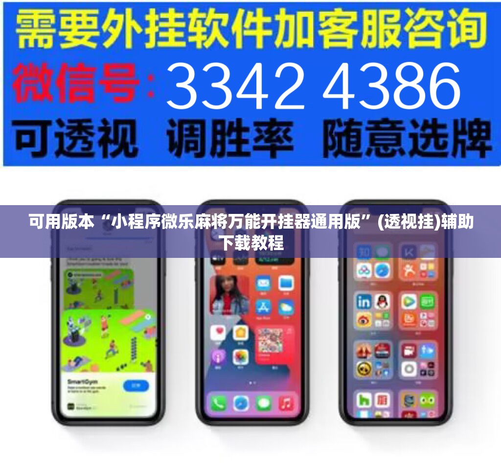 可用版本“小程序微乐麻将万能开挂器通用版”(透视挂)辅助下载教程