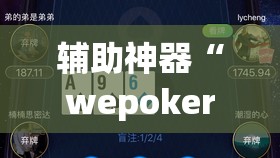 辅助神器“wepoker的10个必赢技巧”(透视)其实确实有挂