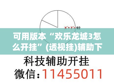 可用版本“欢乐龙城3怎么开挂”(透视挂)辅助下载教程
