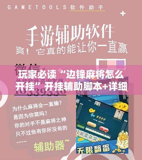 玩家必读“边锋麻将怎么开挂”开挂辅助脚本+详细开挂安装教程