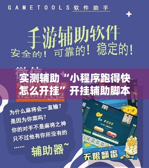 实测辅助“小程序跑得快怎么开挂	”开挂辅助脚本+详细开挂安装教程