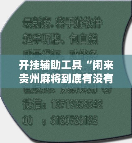开挂辅助工具“闲来贵州麻将到底有没有挂”开挂(透视)最新辅助详细