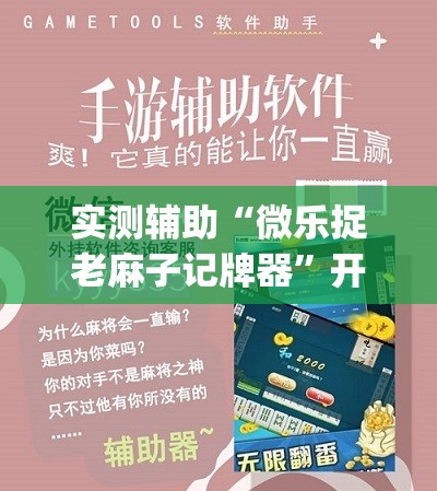 实测辅助“微乐捉老麻子记牌器	”开挂(透视)辅助教程