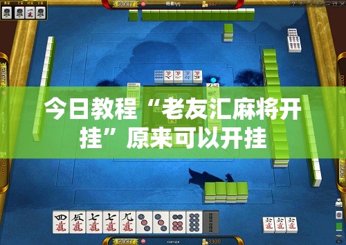 今日教程“老友汇麻将开挂”原来可以开挂